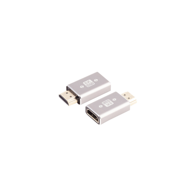 HDMI-A Adapter, HDMI-A Buchse, 8K, Metall