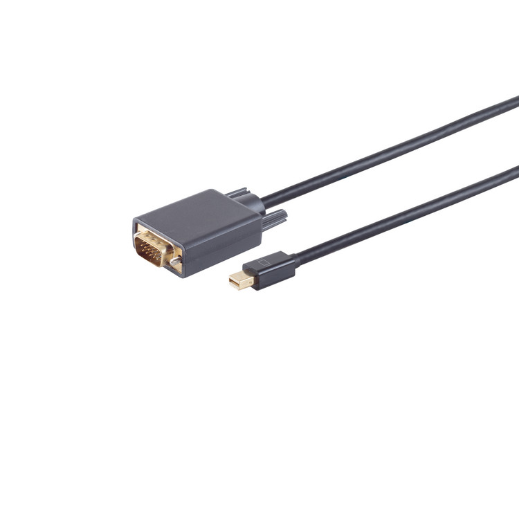 Mini DisplayPort 1.2 Adapterkabel, VGA, 3,0m