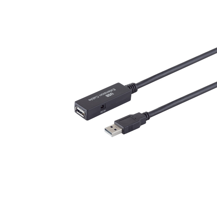 Aktive USB Verlängerung, USB 2.0, 480Mbps, 10m