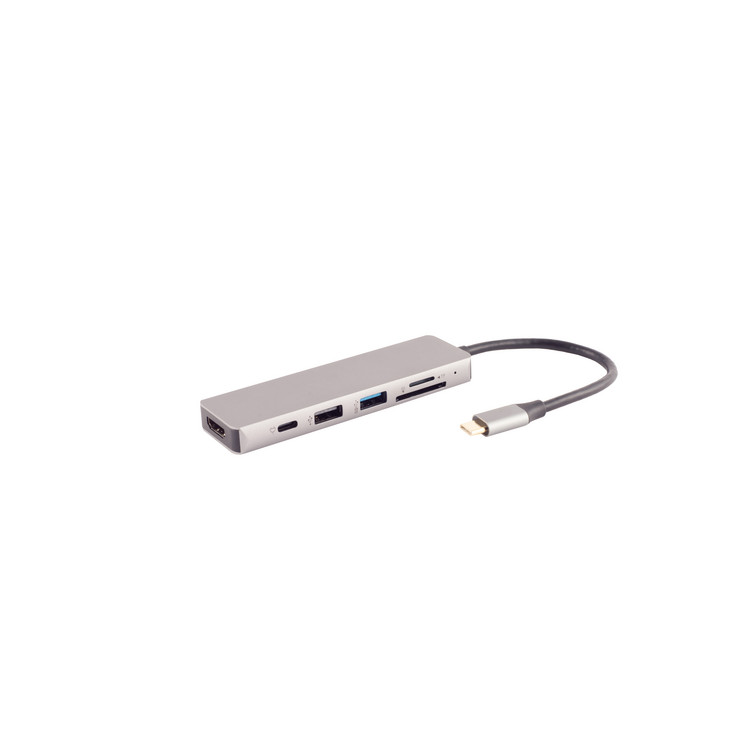 USB-C Dock 6in1, HDMI, PD, Hub, SD