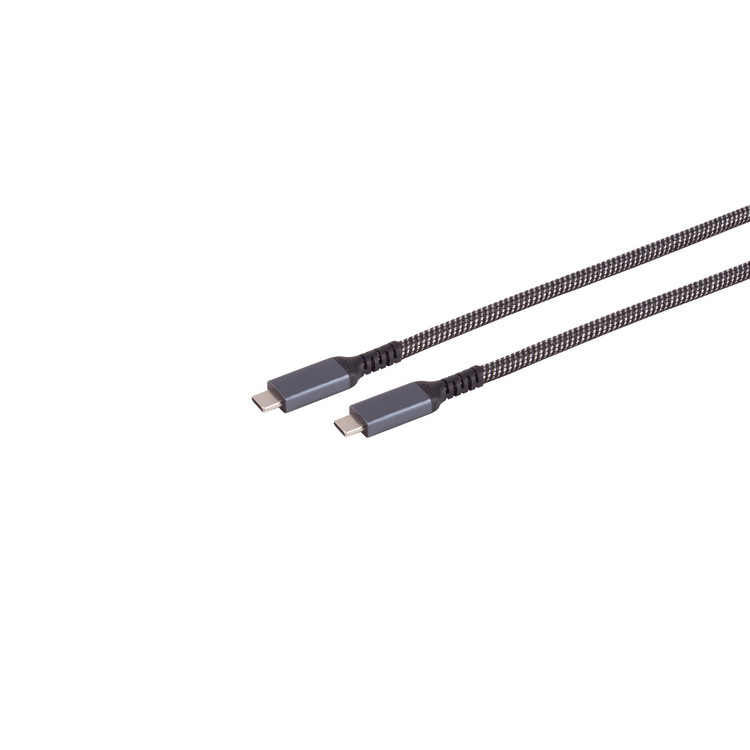 USB-C Ladekabel, 3.2, 100W PD, Textil, 1m