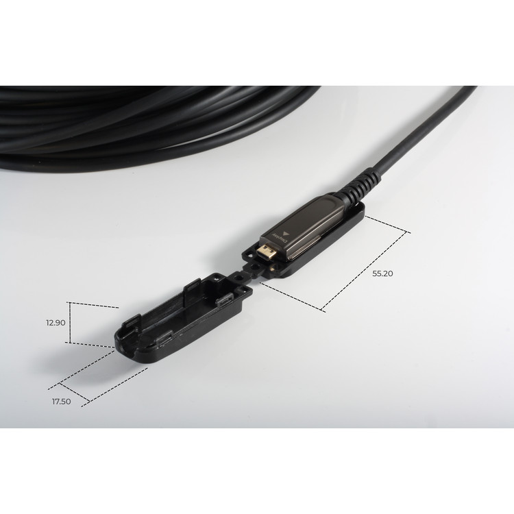 Optisches HDMI Verlegekabel-Set, 4K, 50,0m