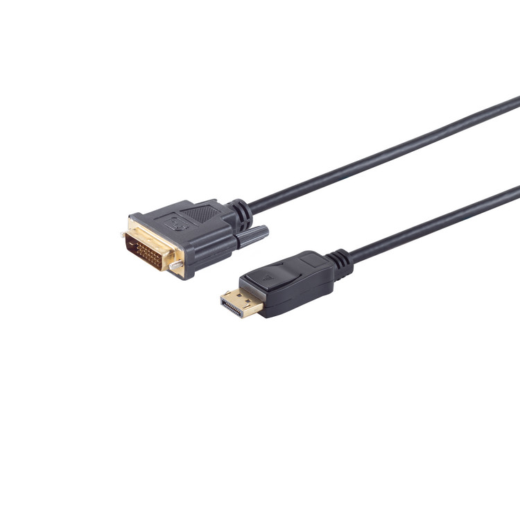 DisplayPort 1.2 Adapterkabel, DVI-D, 1080p, 5m