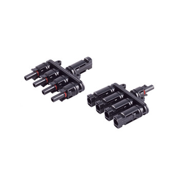 PV4 T-Adapter Set, 4/1, IP68, 1.5kV, schwarz