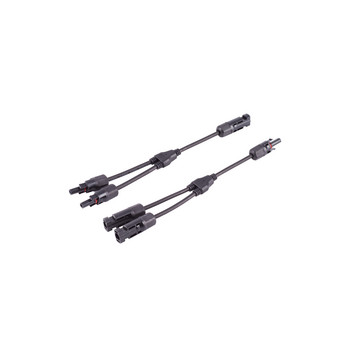 PV4 T-Adapterkabel Set, 2/1, 4mm², SW/SW, 30cm
