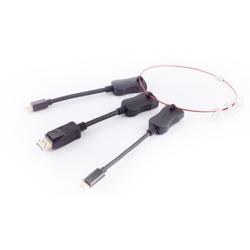 HDMI-A Adapter Set, DP/mDP/USB-C Stecker, 4K60Hz