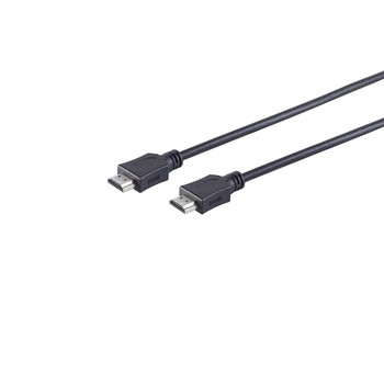 High Speed HDMI Kabel, UHD, Basic, schwarz, 1,5m
