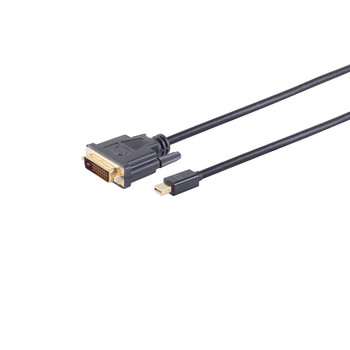 Mini DisplayPort 1.2 Adapterkabel, DVI-D 24+1, 2m