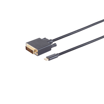 USB-C Adapterkabel, DVI, 4K30Hz, 3m