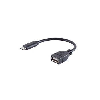 USB-C Adapter, USB-A Buchse, 2.0, OTG, PVC