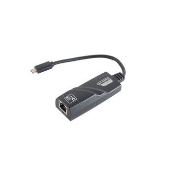USB-C LAN Adapter, RJ-45, Gigabit, schwarz