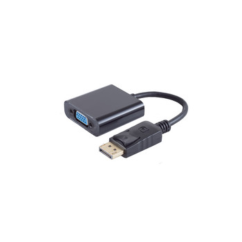 DisplayPort 1.2 Adapter, VGA Buchse, schwarz