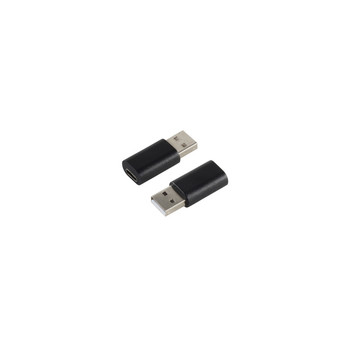 USB-A Adapter, USB-C Buchse, 2.0, schwarz
