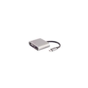 USB-C Dock 4in1, HDMI, VGA, PD, Hub