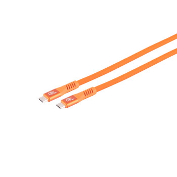 USB-C® Ladekabel, 3.2, 240W, orange, 0,5m