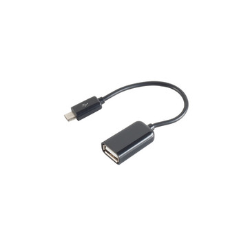 USB Micro-B Adapter, USB-A Buchse, OTG, schwarz