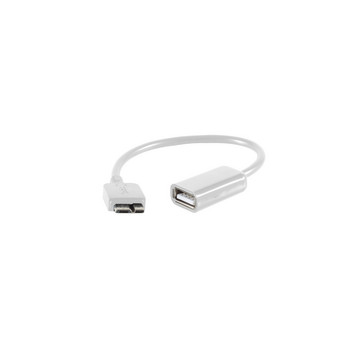 USB 3.0 Micro-B Adapter, USB-A Buchse, OTG, weiß