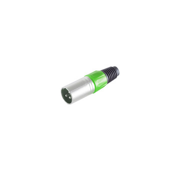 Cannon/XLR-Stecker, grün