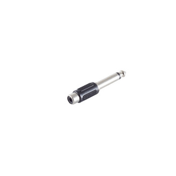Adapter, Klinkenstecker Mono 6,3mm/Cinchbuchse