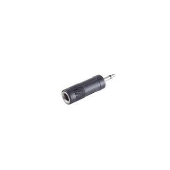Adapter, Klinkenst Mono 3,5mm/Klink.kuppl St.6,3mm