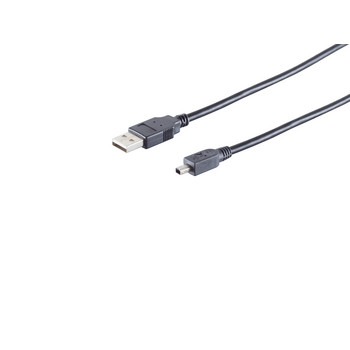 USB-Mini Kabel USB-A-St/USB-B-Mini 4-pin St 2.0 2m