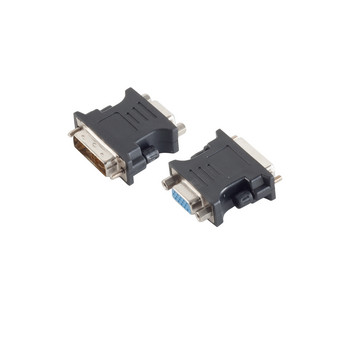 DVI-A (12+5) Adapter, VGA-Buchse, PVC, schwarz