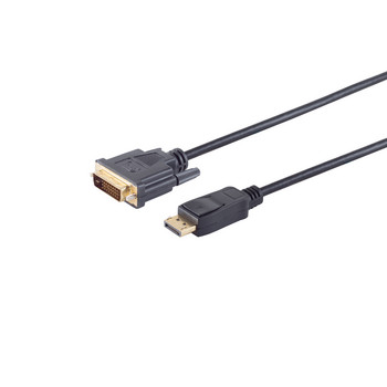 DisplayPort 1.2 Adapterkabel, DVI-D, 1080p, 1m